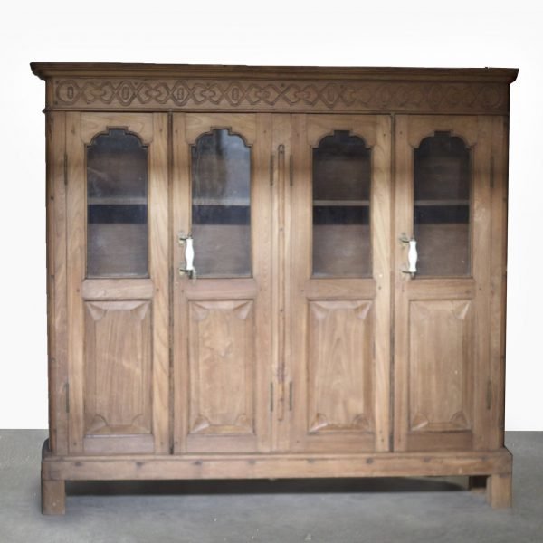 WIDE WOODEN CABINET