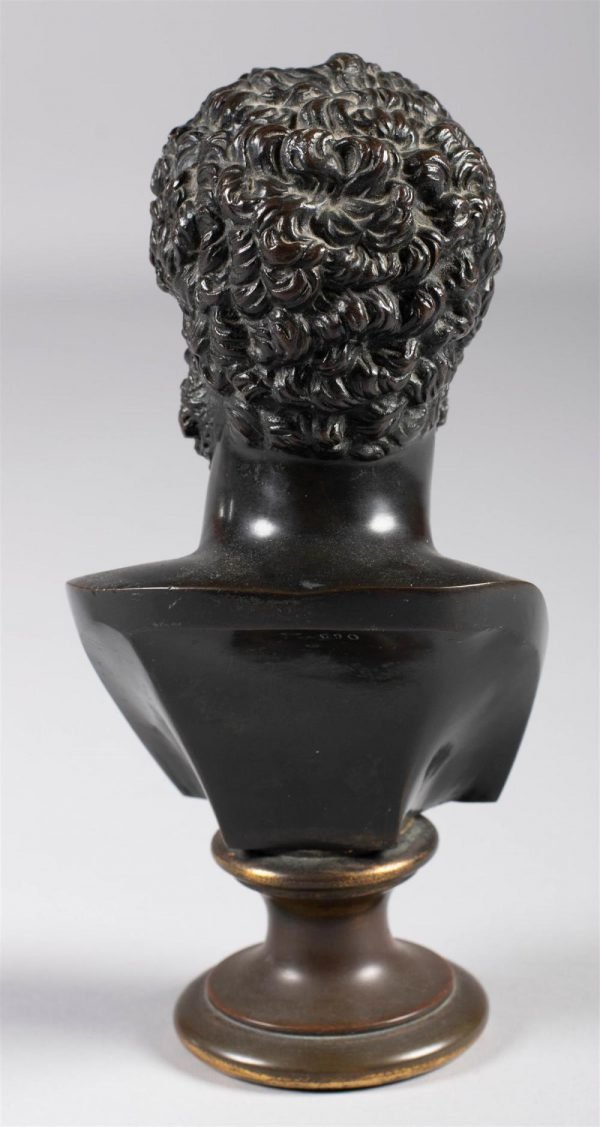 BRONZE BUST OF LUCIUS VERUS, PROBABLY FRENCH, LATE 19TH CENTURY - Image 2