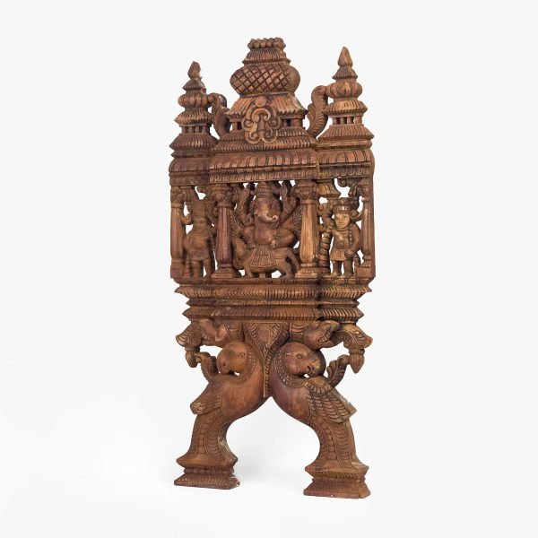 HAND CARVED KAVADI WITH GANESHA - Image 2