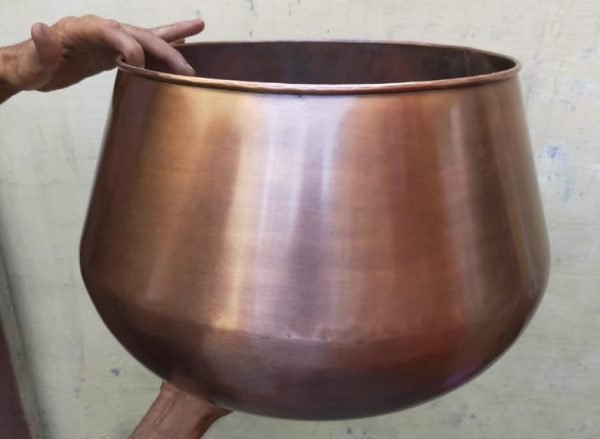 copper planters, indoor planters, copper gardening decor, copper plant pots, vintage copper planters