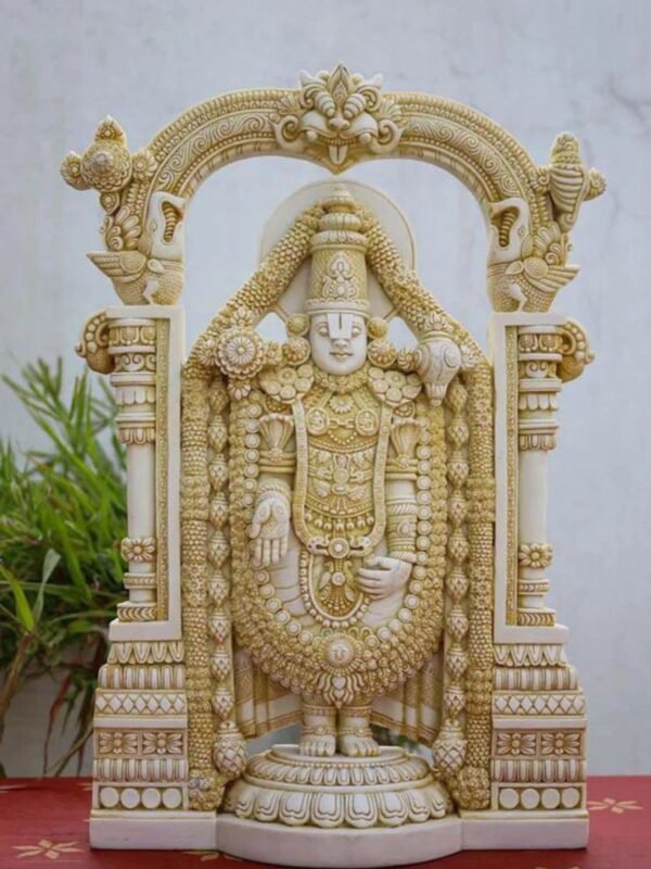 Marble Dust Sculpture - Sri Balaji - Image 3