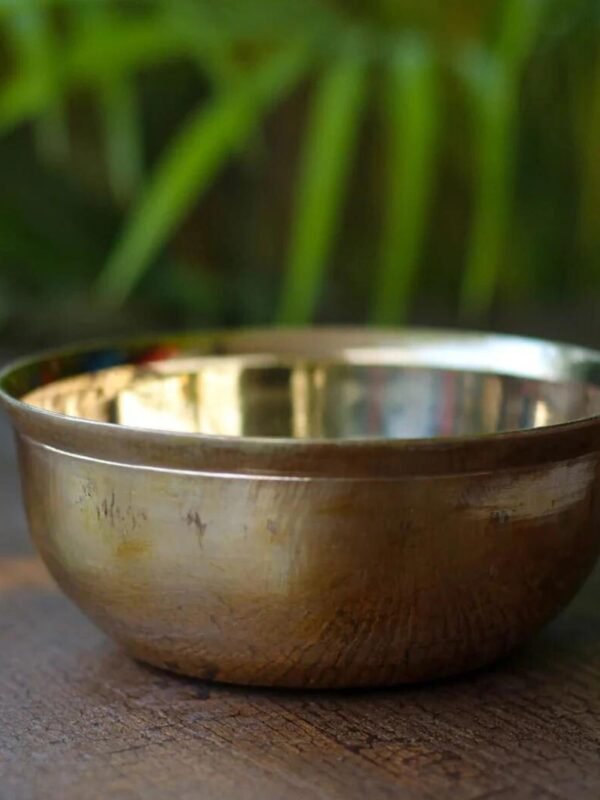 Pure Brass Serving Bowl - 6" Dia - Image 3