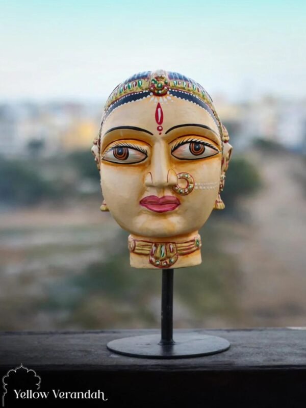 Wooden Gowri on Stand