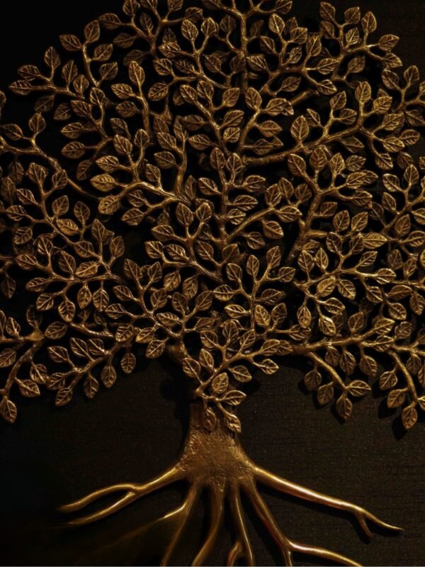 Brass Tree of Life on Frame