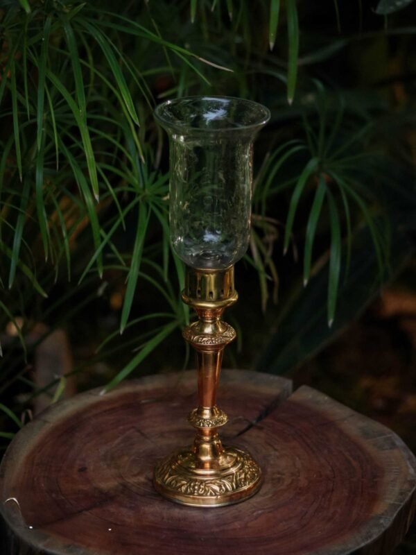 Vintage Brass Table Lamp - Image 2